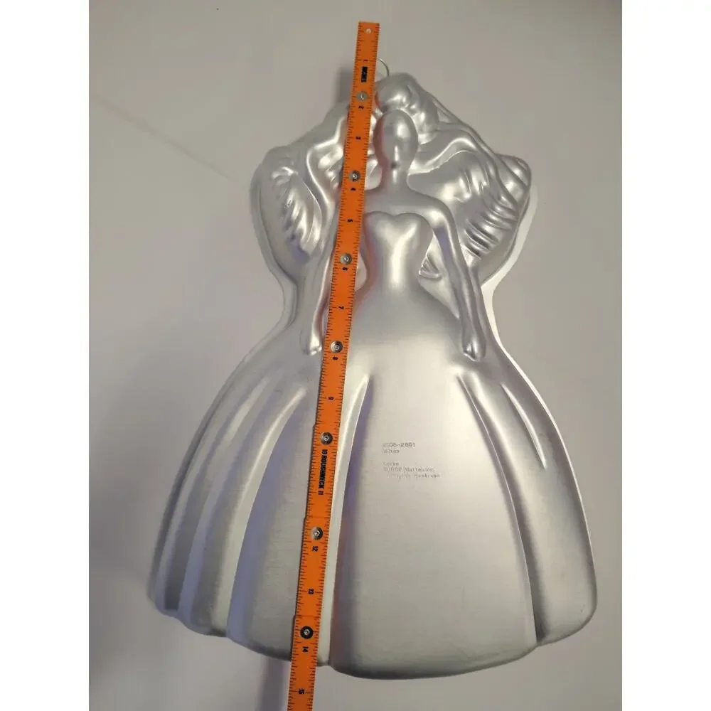 Wilton Metal Cake Pan 1992 Barbie Doll Princess Instructional Insert Facemaker
